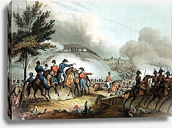 Постер Хит Уильям (грав, бат) Battle of Salamanca, 22nd July 1812, etched by J. Clarke, coloured by M. Dubourg