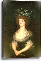 Постер Гойя Франсиско (Francisco de Goya) Portrait of Queen Maria Luisa wife of King Charles IV of Spain 2