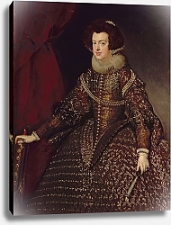Постер Веласкес Диего (DiegoVelazquez) Queen Isabella of Spain, wife of Philip IV, 1632