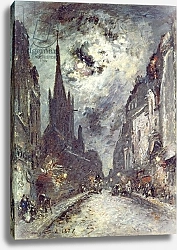 Постер Джонкинд Йохан Rue Saint-Severin, 1877