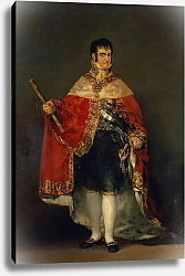 Постер Гойя Франсиско (Francisco de Goya) Portrait of Ferdinand VII 1814