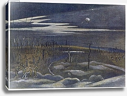 Постер Нэш Поль Meadow with Copse, from British Artists at the Front, 1918