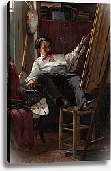Постер Ховенден Томас Self-Portrait of the Artist in His Studio