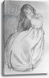Постер Розетти Данте Elizabeth Siddal, c.1853 2