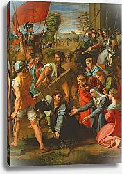 Постер Рафаэль (Raphael Santi) The Fall on the Road to Calvary, 1517