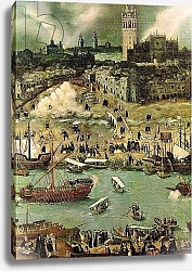 Постер Санчес Коэльо Алонсо The Port of Seville, c.1590