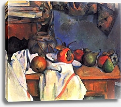Постер Сезанн Поль (Paul Cezanne) Натюрморт с горшочком имбиря