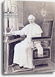 Постер Школа: Итальянская 19в Portrait of Pope Leo XIII