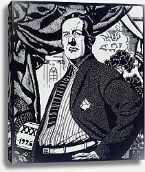 Постер Кустодиев Борис Портрет артиста Большого драматического театра Николая Федоровича Монахова. 1926
