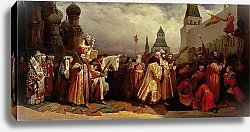 Постер Шварц Вячеслав Palm Sunday at Moscow with Tsar Alexei Mikhailovich in a Patriarchal Procession, 1865