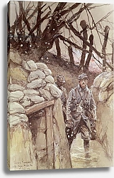 Постер Фламенг Франсуа Infantrymen in a Trench, Notre-Dame de Lorette, 1915