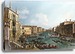 Постер Каналетто (Giovanni Antonio Canal) Регата на Гранд Канале
