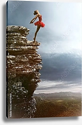 Постер Балерина на скале