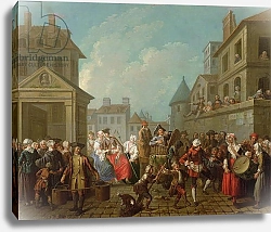 Постер Джюра Этьен Street Carnival in Paris, 1757