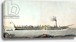 Постер Дебюкур Филибер The Charles-Philippe, the first steamboat launched on the Seine, 20th August 1816