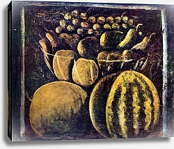 Постер Пиросмани Нико Still life with fruit 1900
