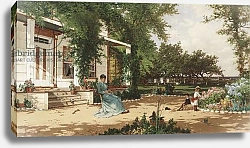 Постер Бричер Альфред In My Neighbours Garden, 1883