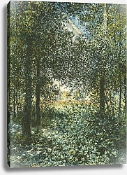 Постер Моне Клод (Claude Monet) Thicket: The House of Argenteuil, 1876