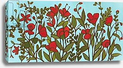 Постер Мур Меган (совр) Red Blossoms