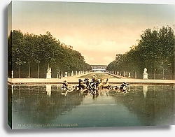 Постер Франция. Версаль, колесница в воде в Версальском парке