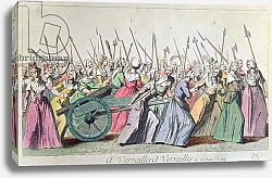 Постер Школа: Французская 'A Versailles, A Versailles' March of the Women on Versailles, Paris, 5th October 1789