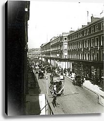 Постер Неизвестен A View of Westbourne Grove, London, showing Whiteley's department store, c.1890