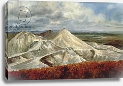 Постер Треветт Вик (совр) Cornish Landscape - China Clay quarries at St. Austell