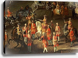 Постер Мейтенс Мартин A Cavalcade in the Winter Riding School of the Vienna Hof, 1743
