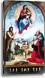 Постер Рафаэль (Raphael Santi) The Foligno Madonna, c.1511-12