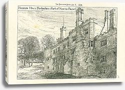 Постер Haddon Hall Derbyshire: Part of North Front 1