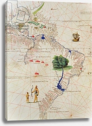 Постер Агнес Батиста (карты) South America, from an Atlas of the World in 33 Maps, Venice, 1st September 1553