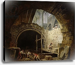 Постер Робер Юбер Plundering the Royal Vaults at St. Denis in October 1793