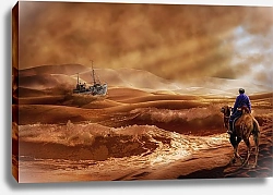 Постер Корабль в пустыне