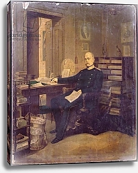 Постер Школа: Немецкая школа (19 в.) Otto von Bismarck in his Study