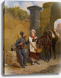 Постер Виллевальде Александр Казак и горожанка