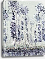 Постер Лоизеу Густав Poplars on the Eure, 1900