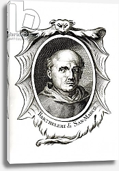 Постер Школа: Итальянская Portrait of Fra. Bartolomeo di San Marco
