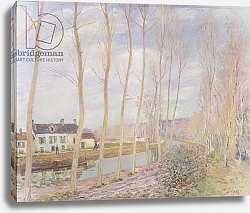 Постер Сислей Альфред (Alfred Sisley) The Loing Canal, 1892
