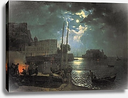 Постер Щедрин Сильвестр Лунная ночь в Неаполе. 1828