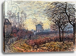 Постер Сислей Альфред (Alfred Sisley) Landscape near Louveciennes, 1873