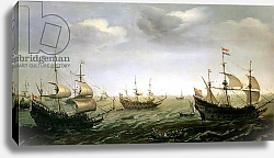 Постер Вербек Корнелис Houtman's Fleet