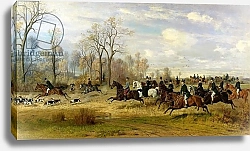 Постер Адам Эмиль Emperor Franz Joseph I of Austria hunting to hounds in Silesia, 1882