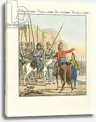 Постер Школа: Немецкая школа (19 в.) Lighty Russian irregular cavalry