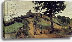 Постер Коро Жан (Jean-Baptiste Corot) Saint-Andre-en-Morvan, 1842