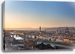 Постер Мосты через реку Арно. Флоренция 2