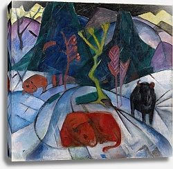 Постер Марк Франц (Marc Franz) A Bison in Winter
