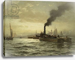Постер Моран Эдвард New York Harbor, N.Y.C, 1880