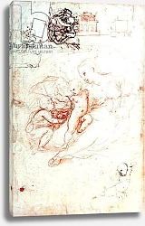 Постер Рафаэль (Raphael Santi) Study for the Alba Madonna, c.1508-09