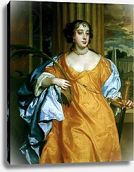 Постер Лелу Питер Barbara Villiers, Duchess of Cleveland as St. Catherine of Alexandria, c.1665-70