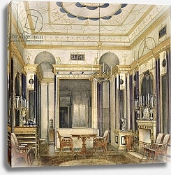 Постер Гау Эдуард The Drawing Room of the Empress Maria Alexandrovna in the Great Palais in Tsarskoye Selo